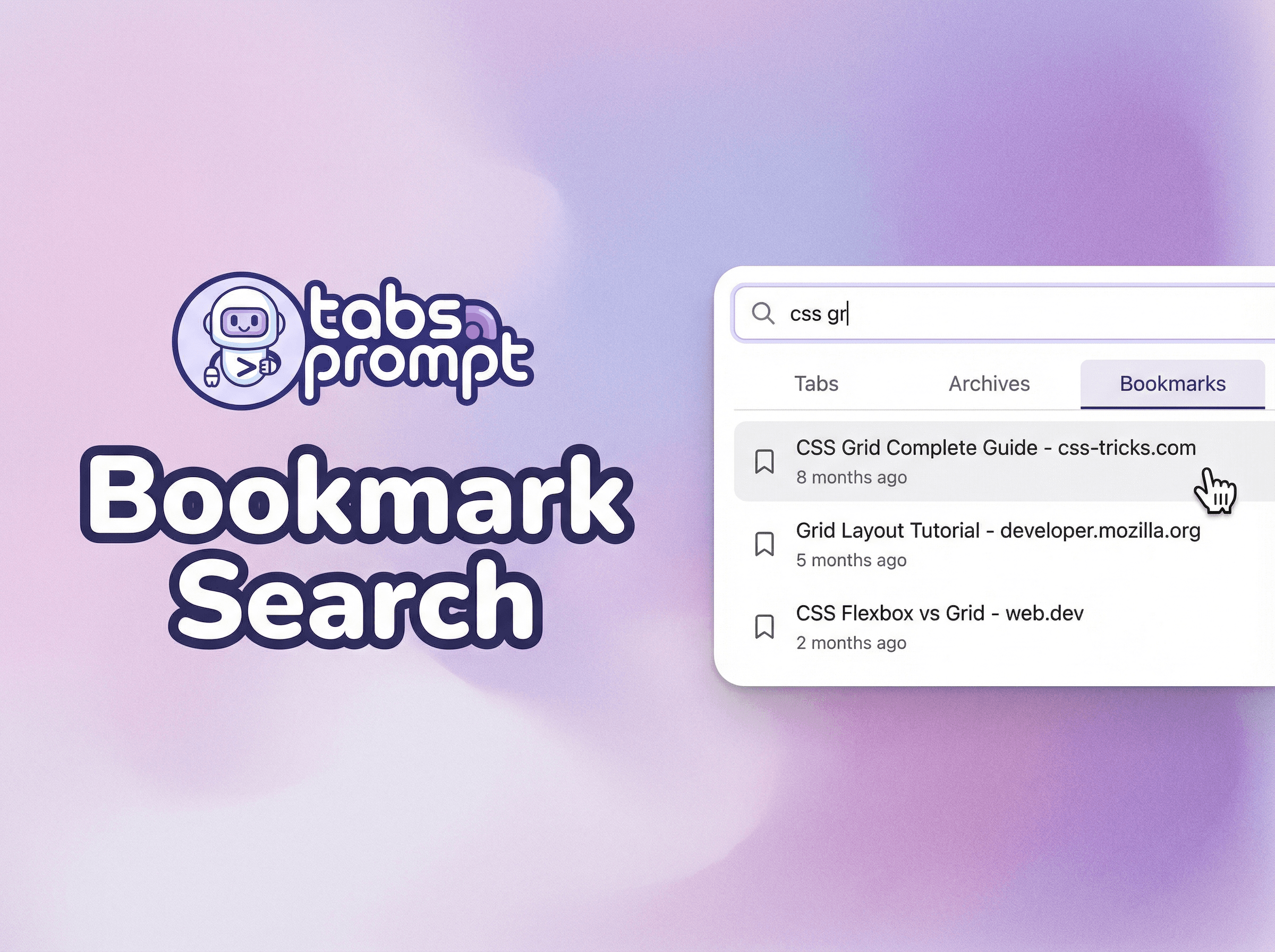 A better way to search bookmarks in Chrome