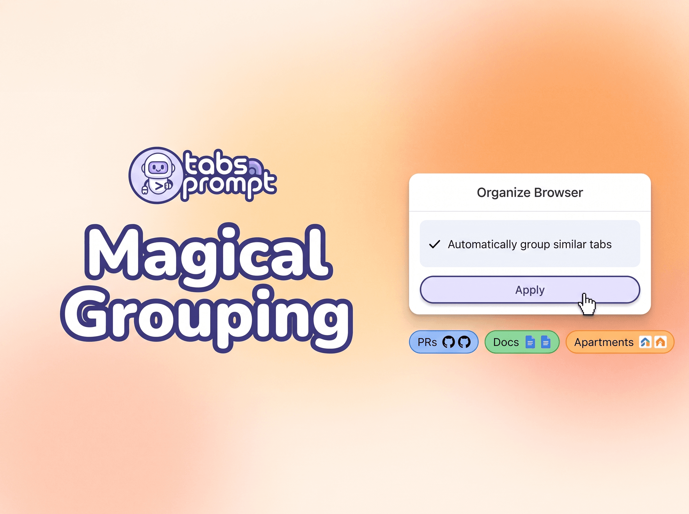 Chrome Tab Grouping in One-click